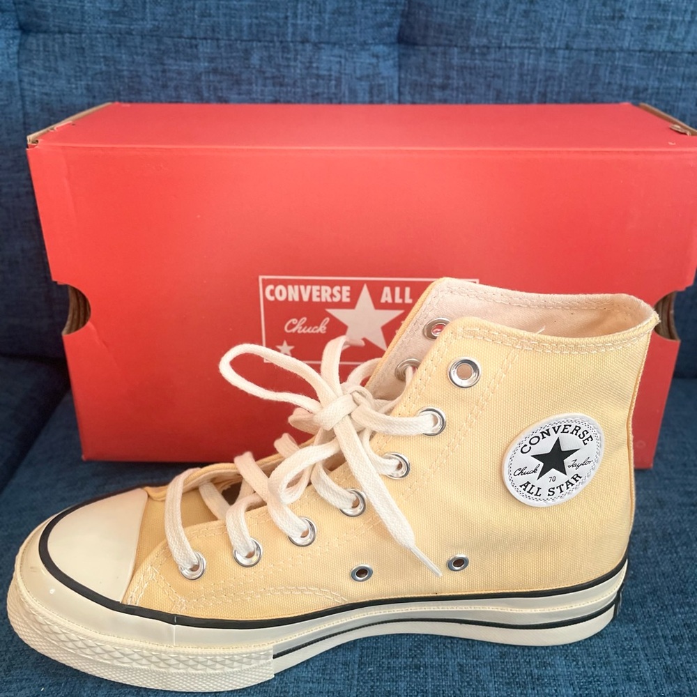 Converse High Top Sneakers - Light Tan